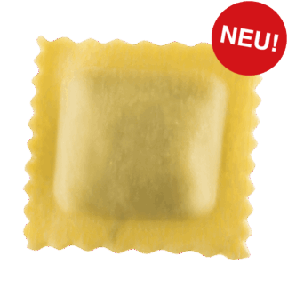 Ravioli gefüllt mit vier Käsesorten und Pistazien