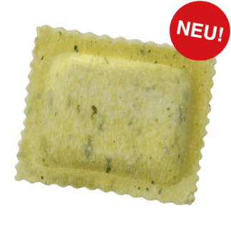 Ravioloni (Kräuterteig) gefüllt mit Artischocken & Stracchino