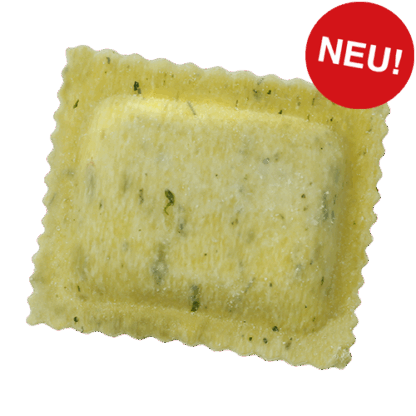 Ravioloni (Kräuterteig) gefüllt mit Artischocken & Stracchino